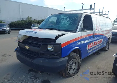 2008 Chevrolet Express Work Van from USA, damaged, VIN 1GCGG29C581135600